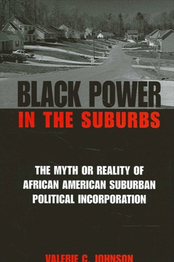 Portada del libro «Black Power in the Suburbs», de Valerie C. Johnson
