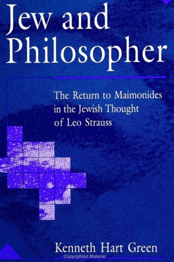 Portada del libro «Jew and Philosopher», de Kenneth Hart Green