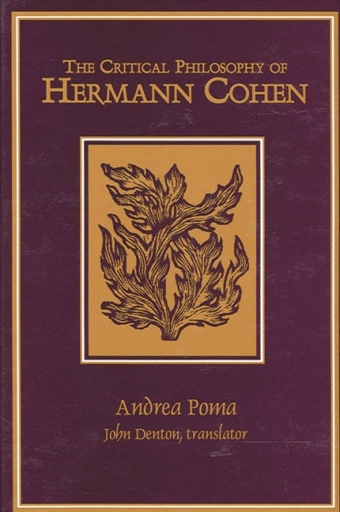 Portada del libro «The Critical Philosophy of Hermann Cohen», de Andrea Poma