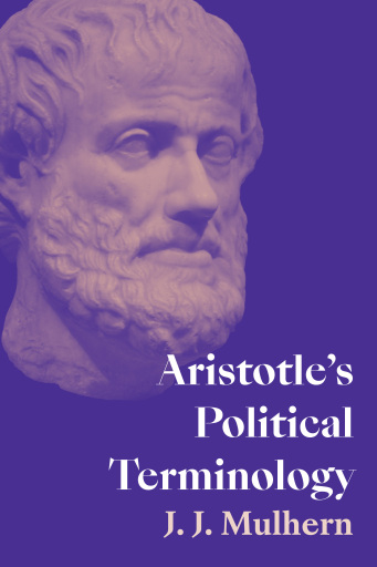 Portada del libro «Aristotle's Political Terminology», de J. J. Mulhern