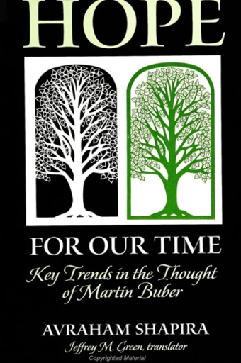 Portada del libro «Hope for Our Time», de Avraham Shapira