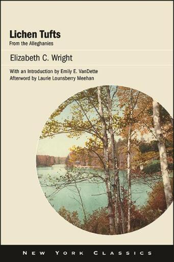 Portada del libro «Lichen Tufts, from the Alleghanies», de Elizabeth C. Wright