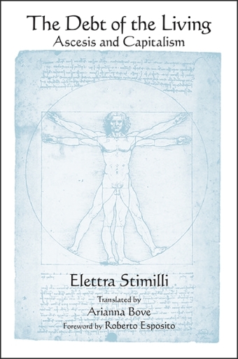 Portada del libro «The Debt of the Living», de Elettra Stimilli