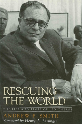 Portada del libro «Rescuing the World», de Andrew F. Smith