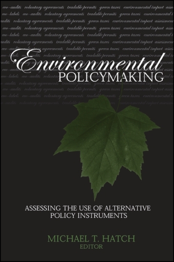 Portada del libro «Environmental Policymaking»