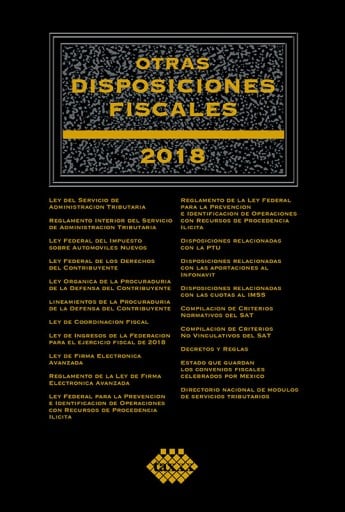 Otras Disposiciones Fiscales 2018