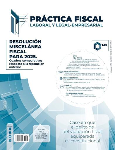 Practica Fiscal Laboral y Legal - Empresarial 1008 2da de enero de 2025