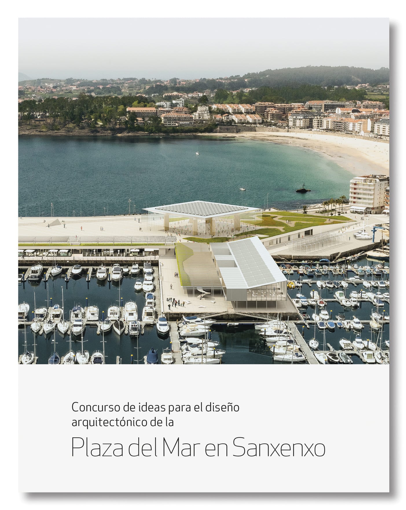 Plaza del mar en Sanxenxo