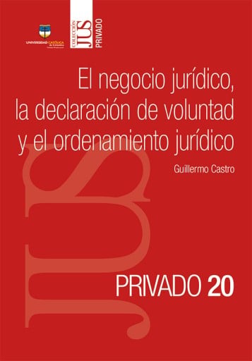 El negocio jurídico, la declaración de voluntad y el ordenamiento jurídico