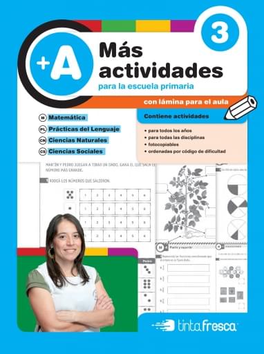 Portada del libro «Fichas Más Actividades 3», de Autores varios