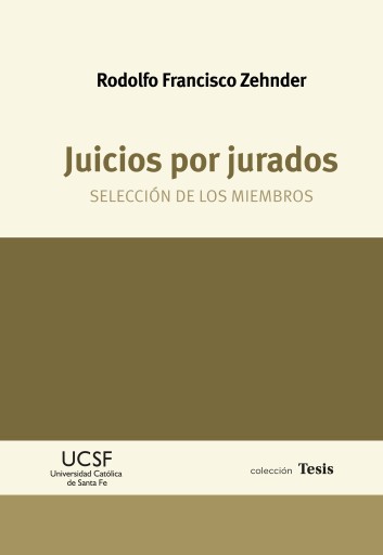Juicios por jurados. Selección de los miembros