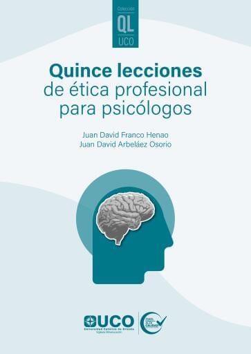 Quince lecciones de ética profesional para psicólogos imagen de portada
