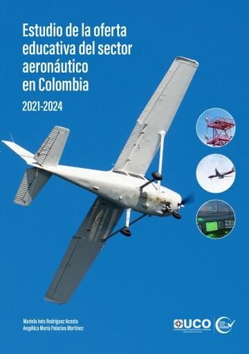 Estudio de la oferta educativa del sector aeronáutico en Colombia 2021-2024 imagen de portada