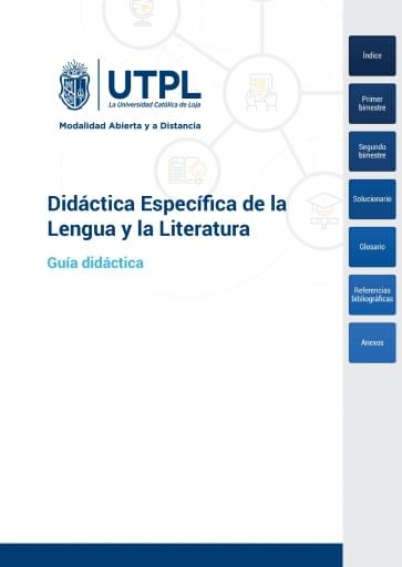 Didáctica específica de la lengua y la literatura