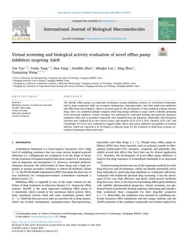 Virtual screening and biological activity evaluation of...